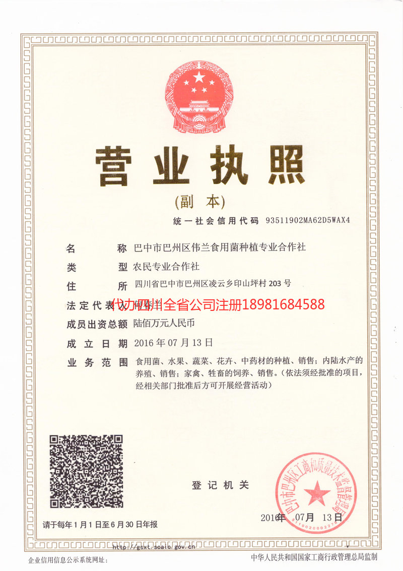 桂平桂平伟兰食用菌种植专业合作社